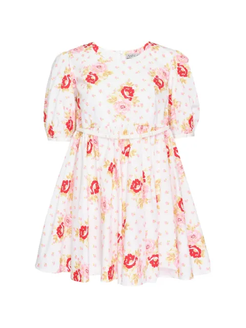 Ashley Williams floral-print puff-sleeve dress