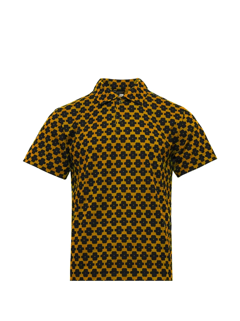 Comme des Garçons Homme Plus printed polo shirt - Giallo