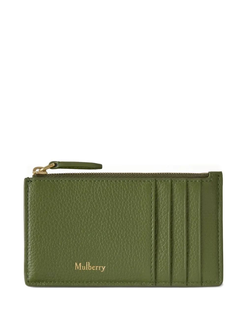 Mulberry Continental zipped card holder - Verde