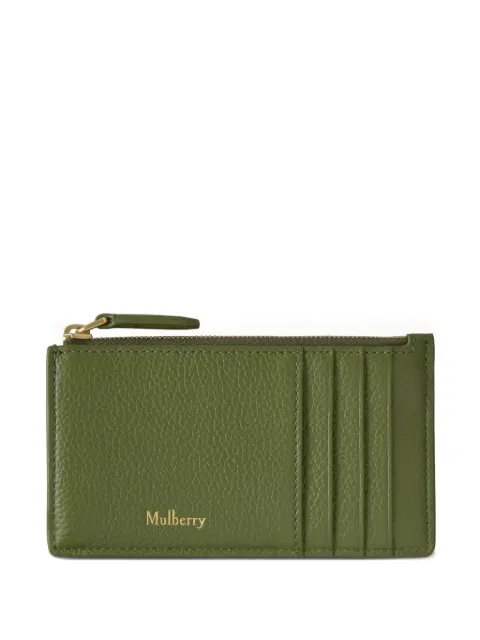 Mulberry porte-cartes Continental à fermeture zippée
