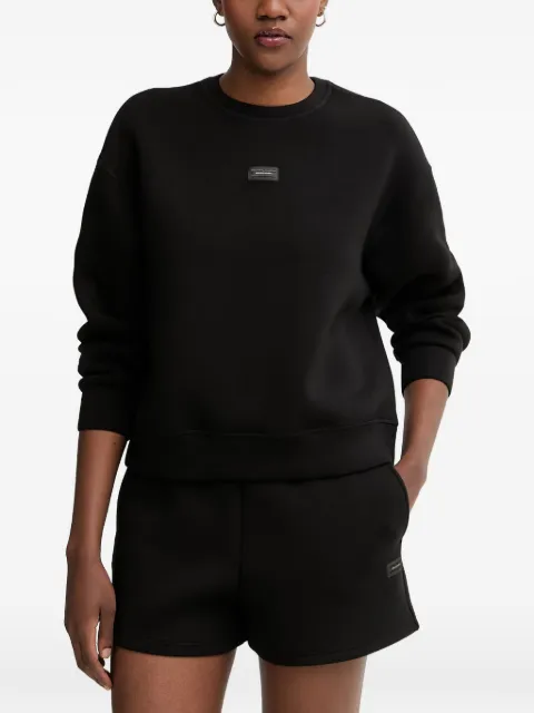 Armani Exchange sudadera con parche del logo