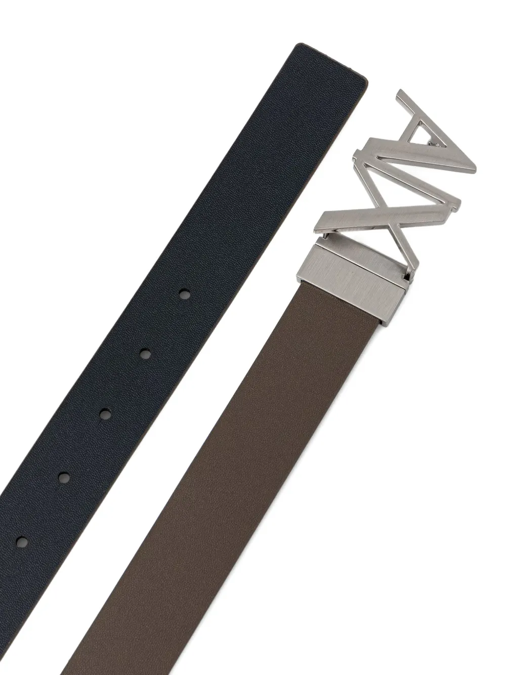 Armani Exchange Omkeerbare riem Blauw