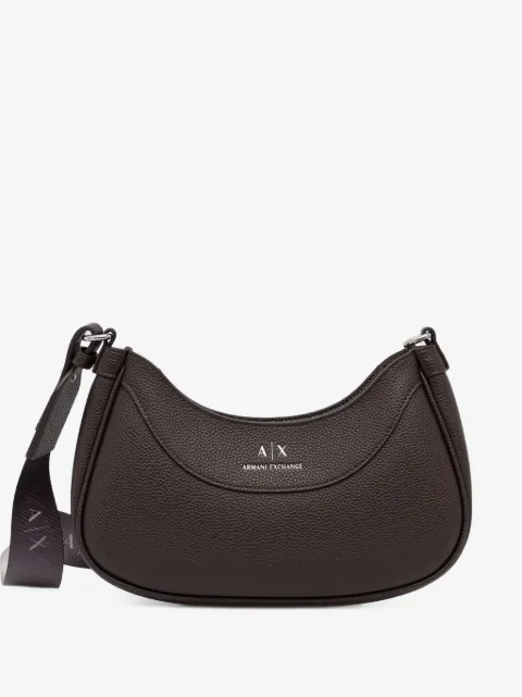 Armani Exchange logo-print shoulder bag