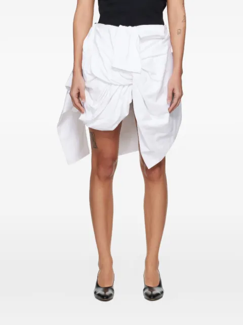 LII draped asymmetric skirt