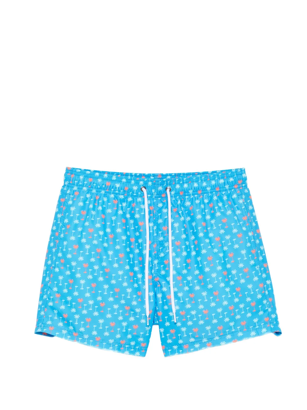 Sundek palm-tree-pattern swim shorts - Blu