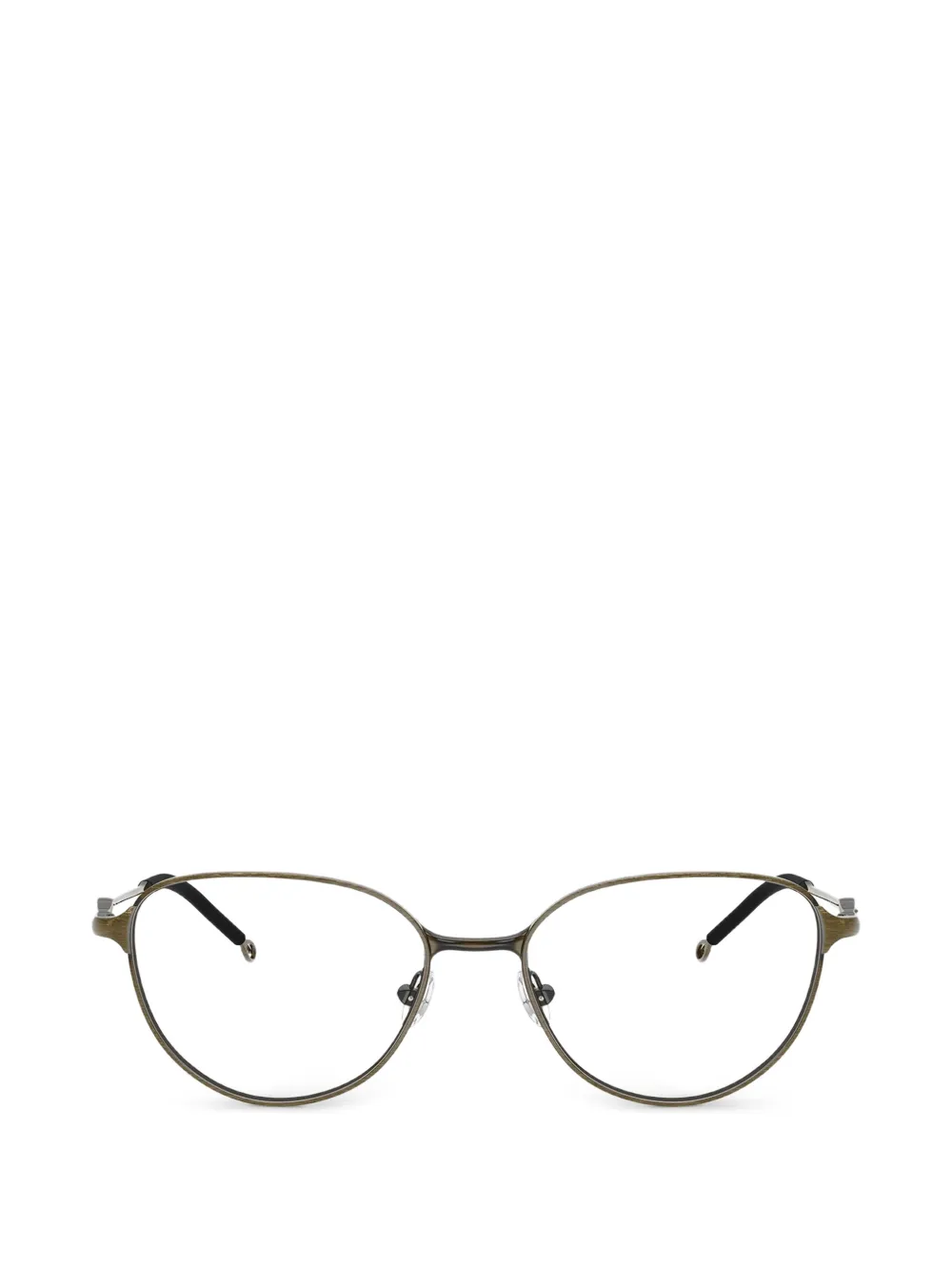 Diesel oval-frame glasses - Grün