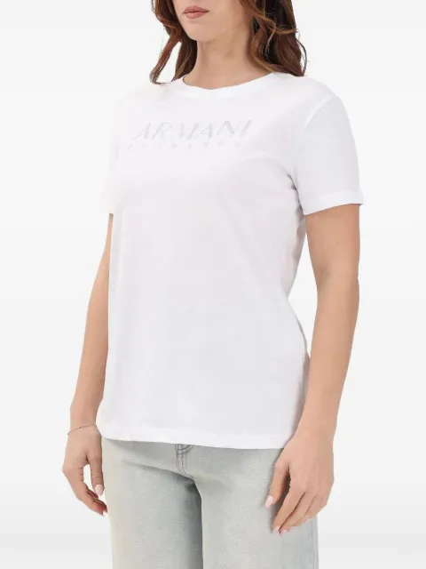 Armani Exchange Camiseta com aplicação de cristais