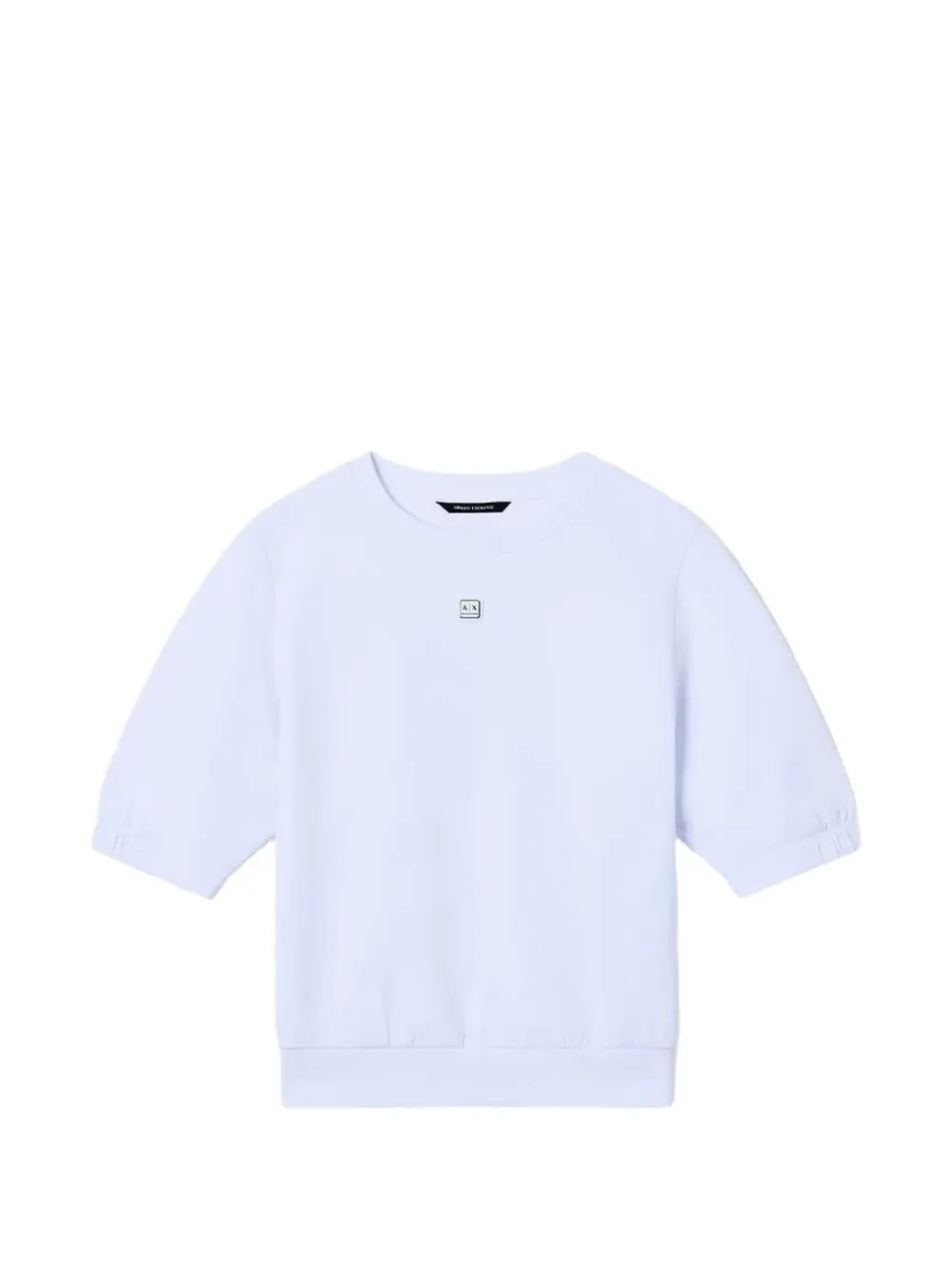 Armani Exchange logo-patch sweatshirt - Weiß