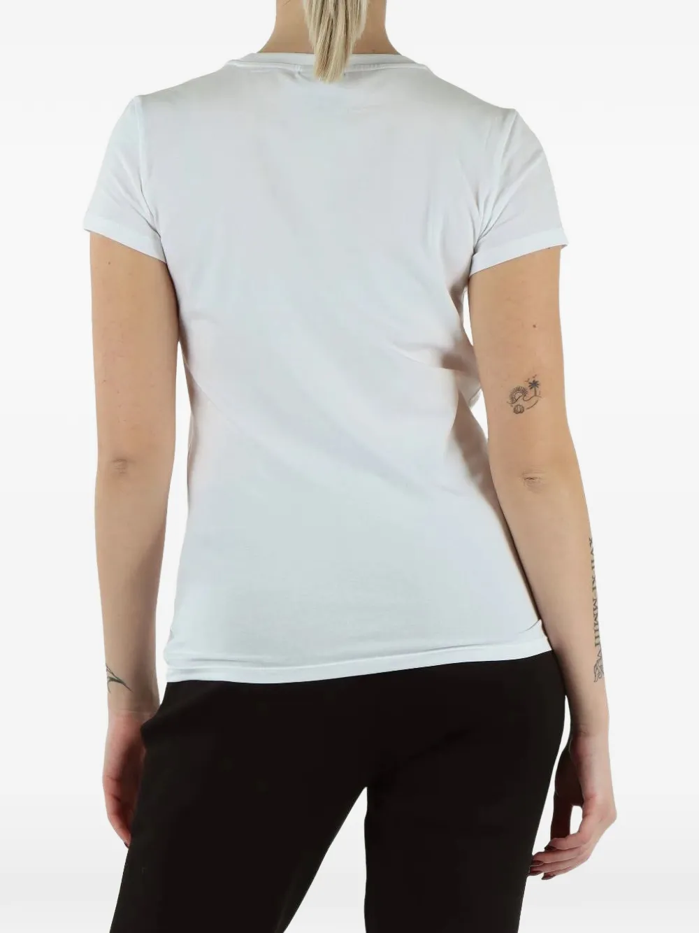 Armani Exchange T-shirt met logoprint Wit