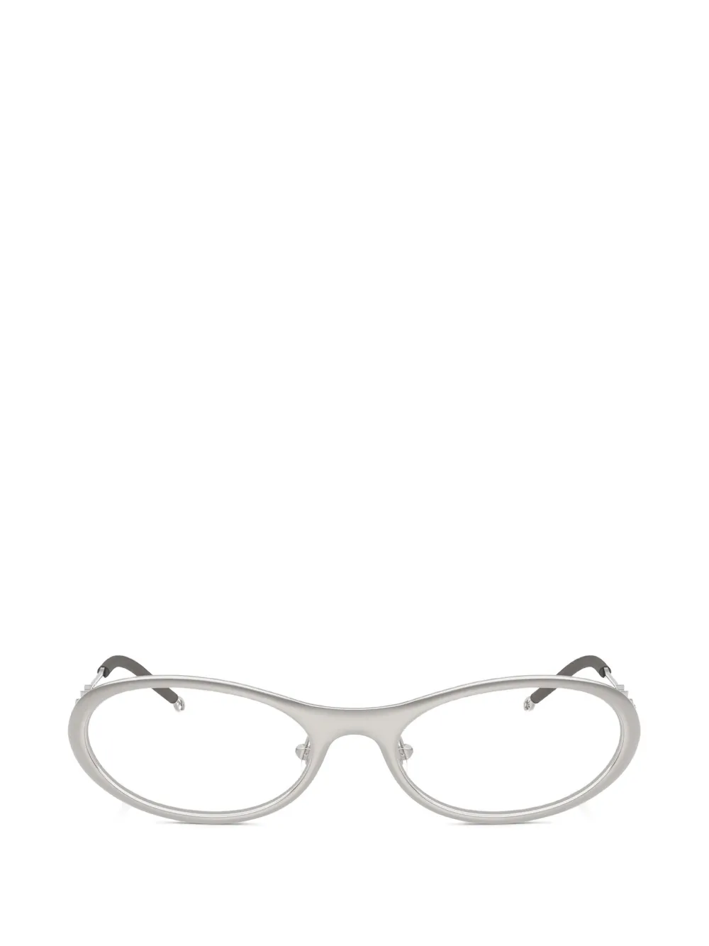 Diesel oval-frame glasses - Silber