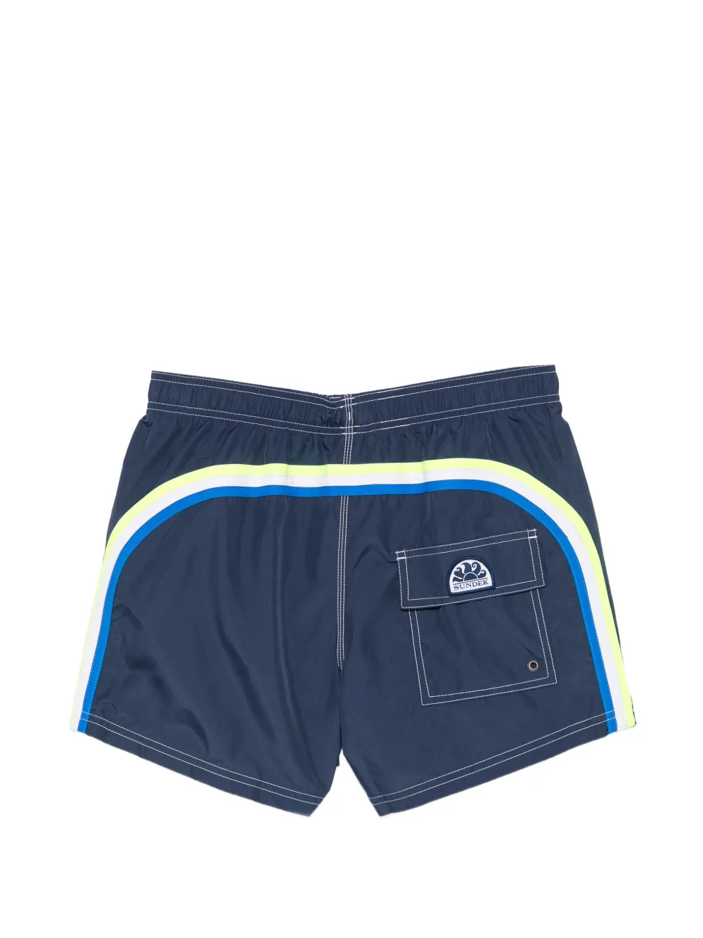 Sundek Zwembroek met logopatch Blauw