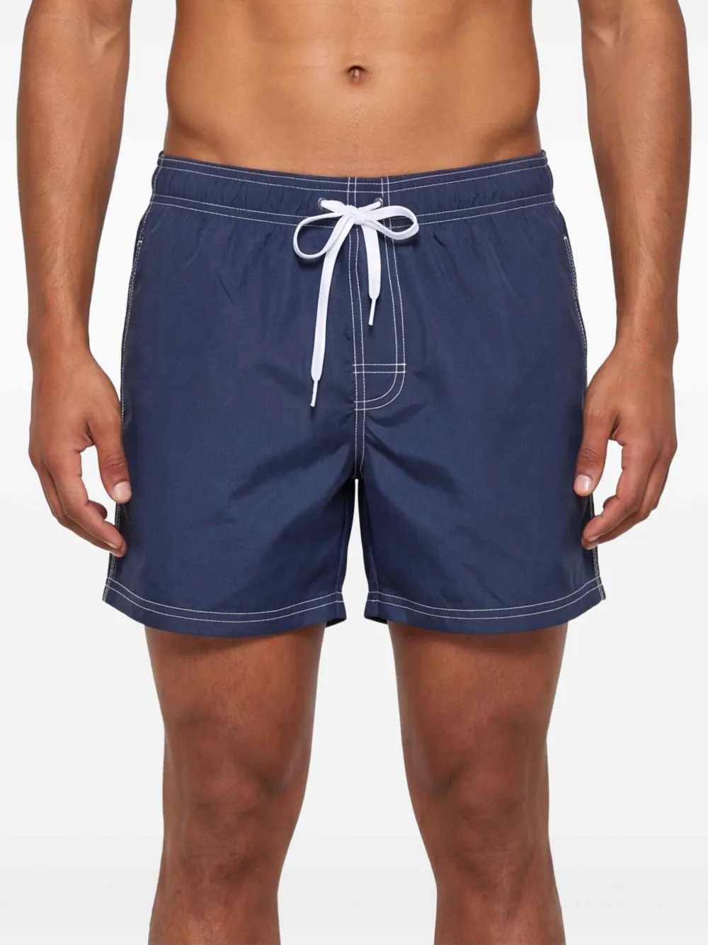 Sundek Zwembroek met logopatch Blauw