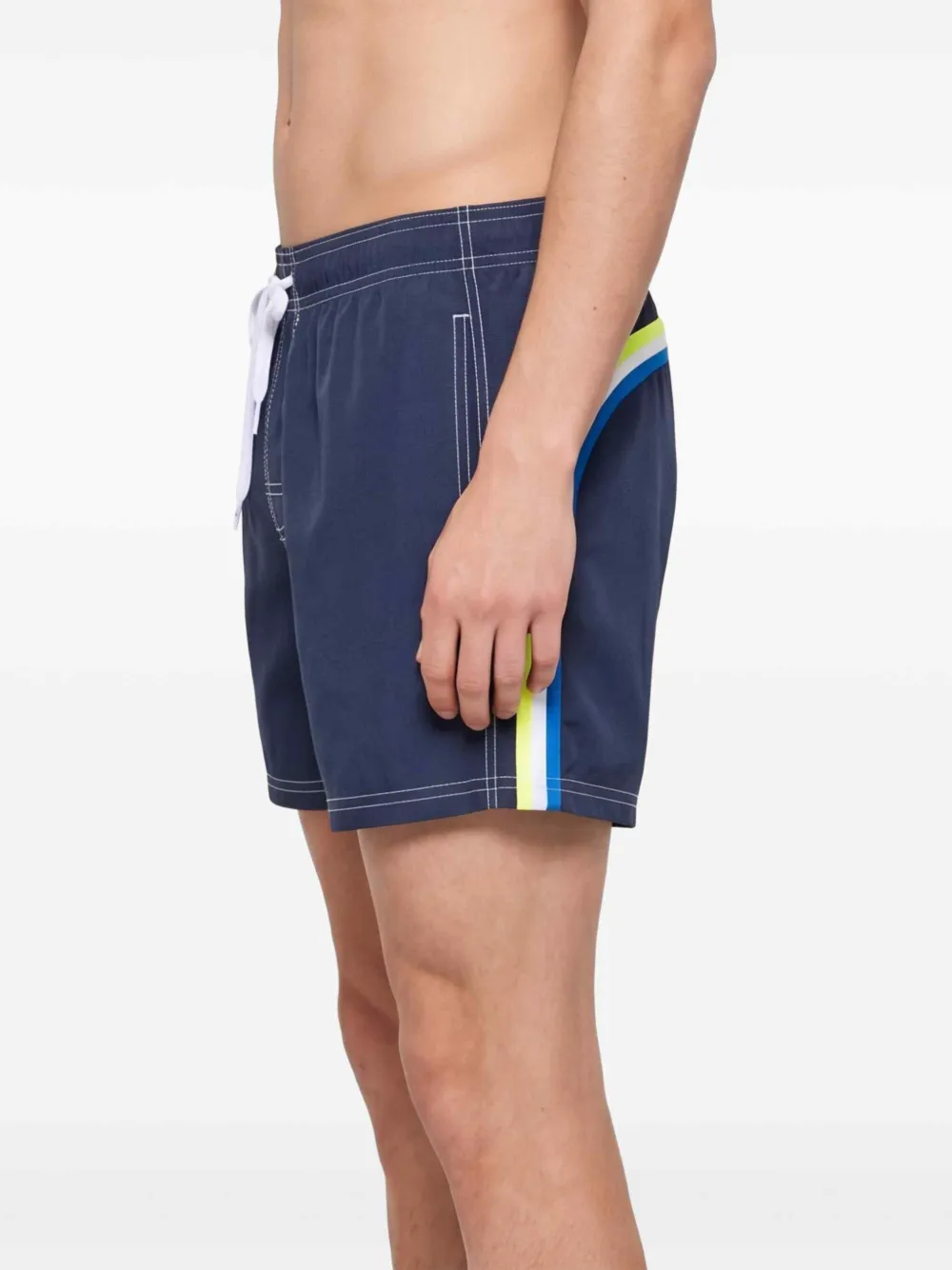 Sundek Zwembroek met logopatch Blauw