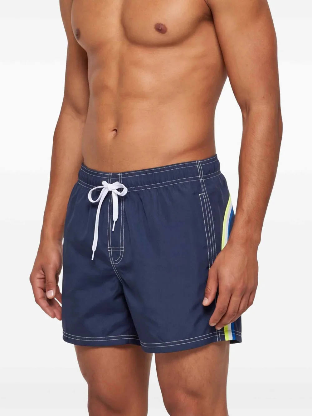 Sundek Zwembroek met logopatch Blauw