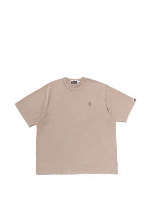 A BATHING APE® playera con logo bordado