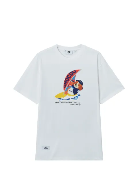CHOCOOLATE graphic-print short-sleeve T-shirt