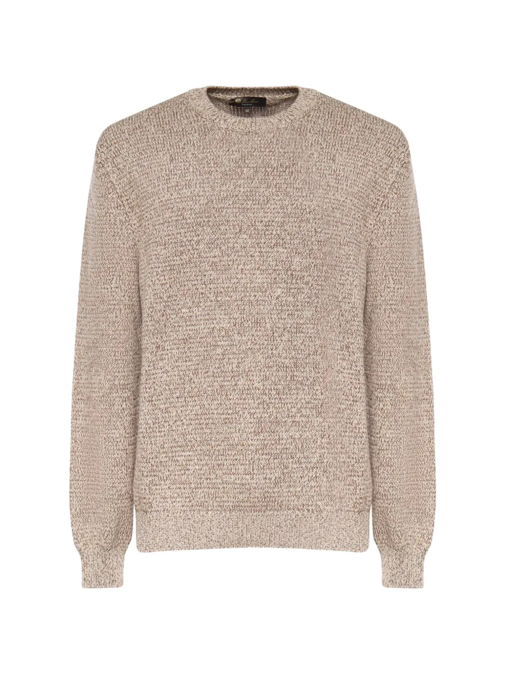 Loro Piana marl-knit sweater - Marrone