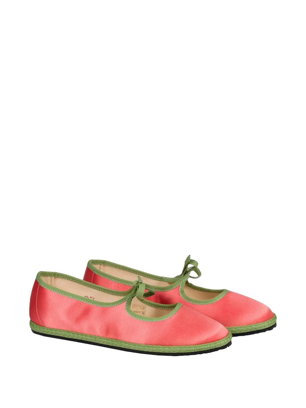 Vibi Venezia Brigitte bow-detail ballet flats - Rosa