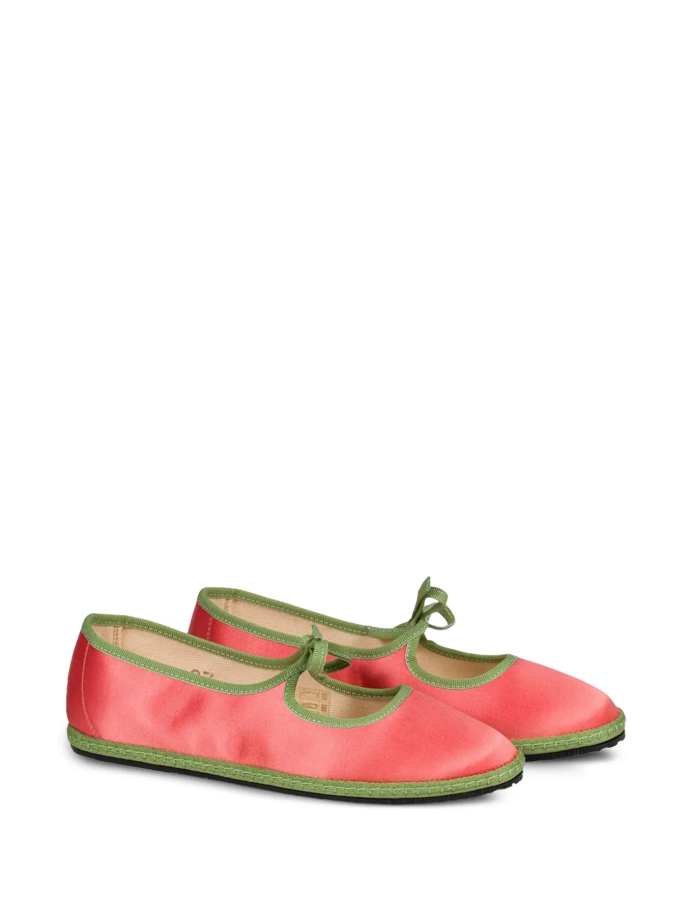 Vibi Venezia Brigitte bow-detail ballet flats - Rosa