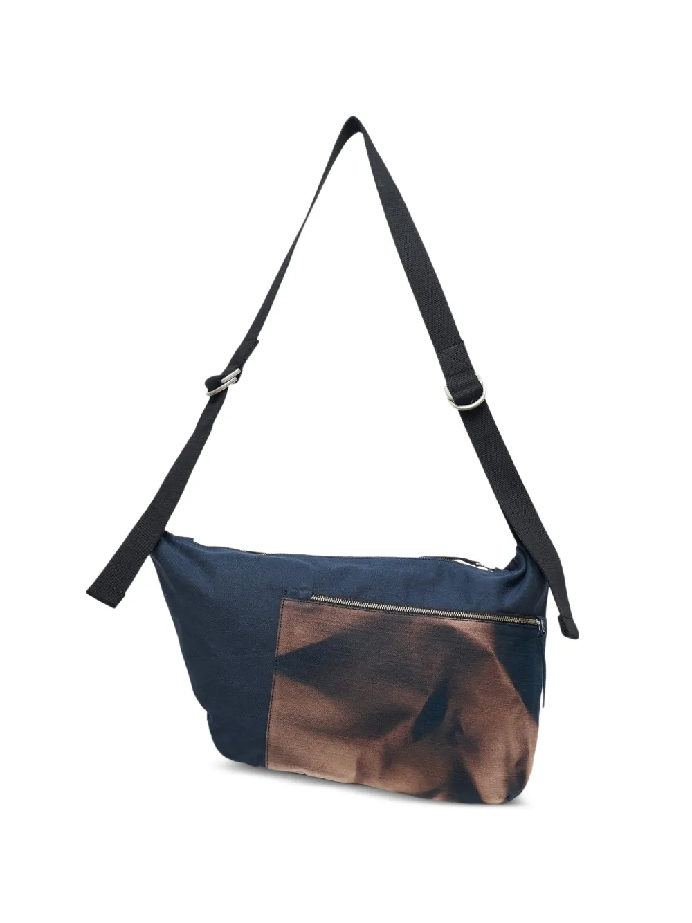 JiyongKim Sun-Bleached messenger bag - Blu