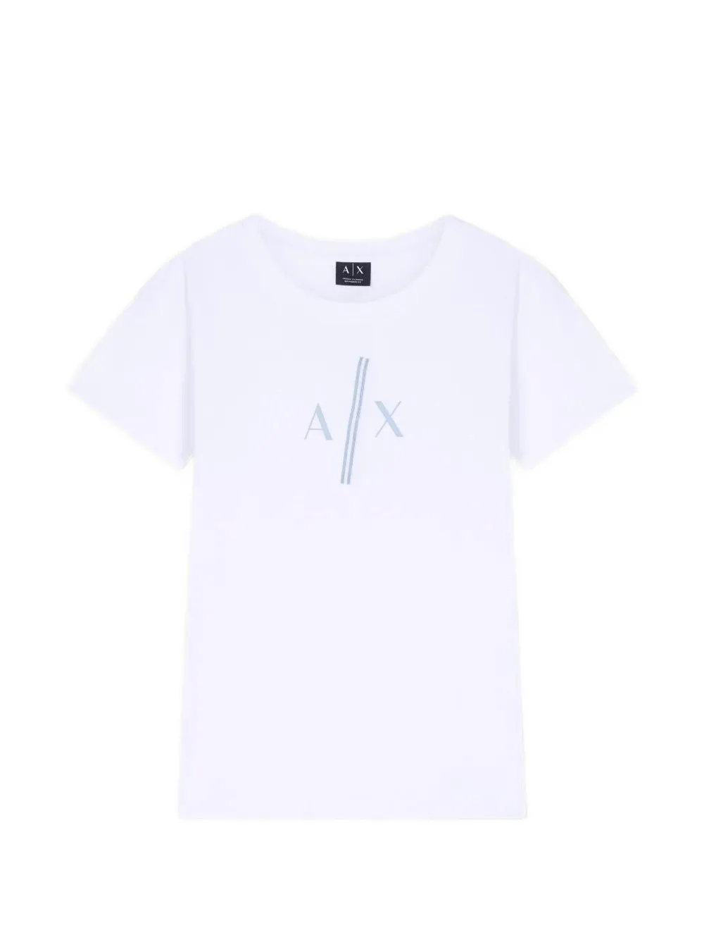 Armani Exchange logo-print cotton T-shirt - Bianco