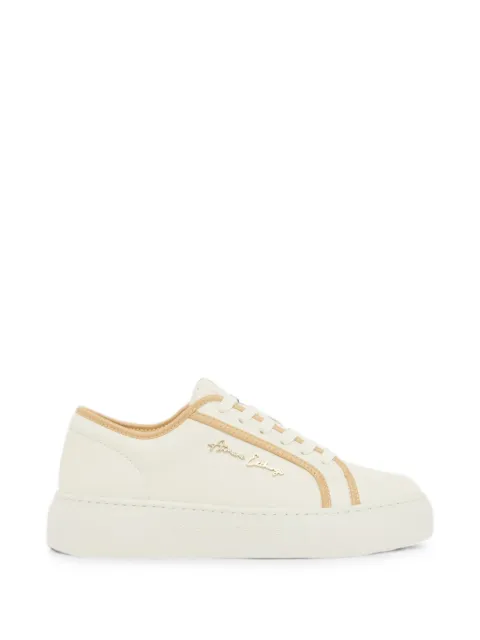 Armani Exchange Sneakers mit Logo-Schild