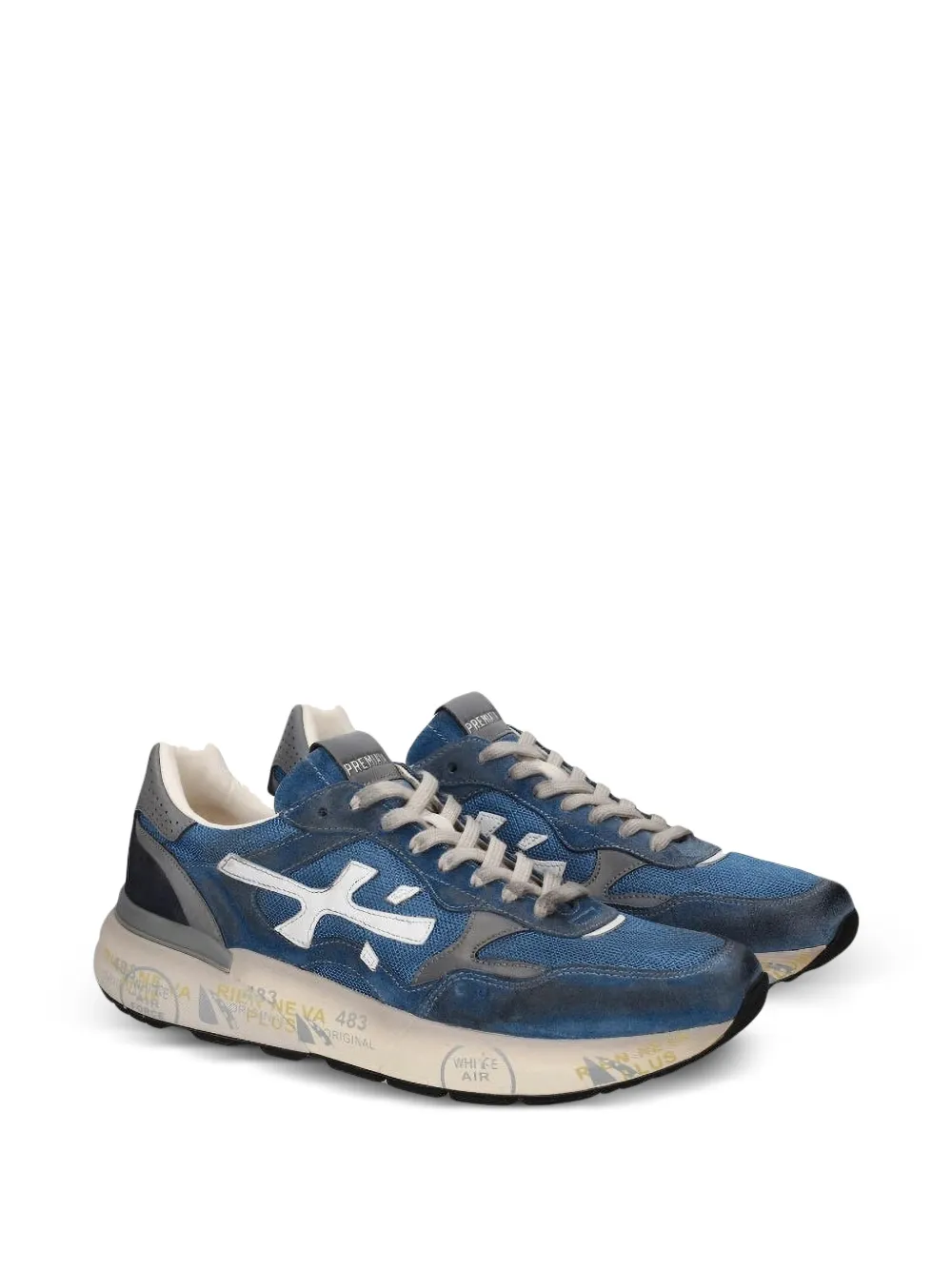 Premiata Mick sneakers met vlakken Blauw