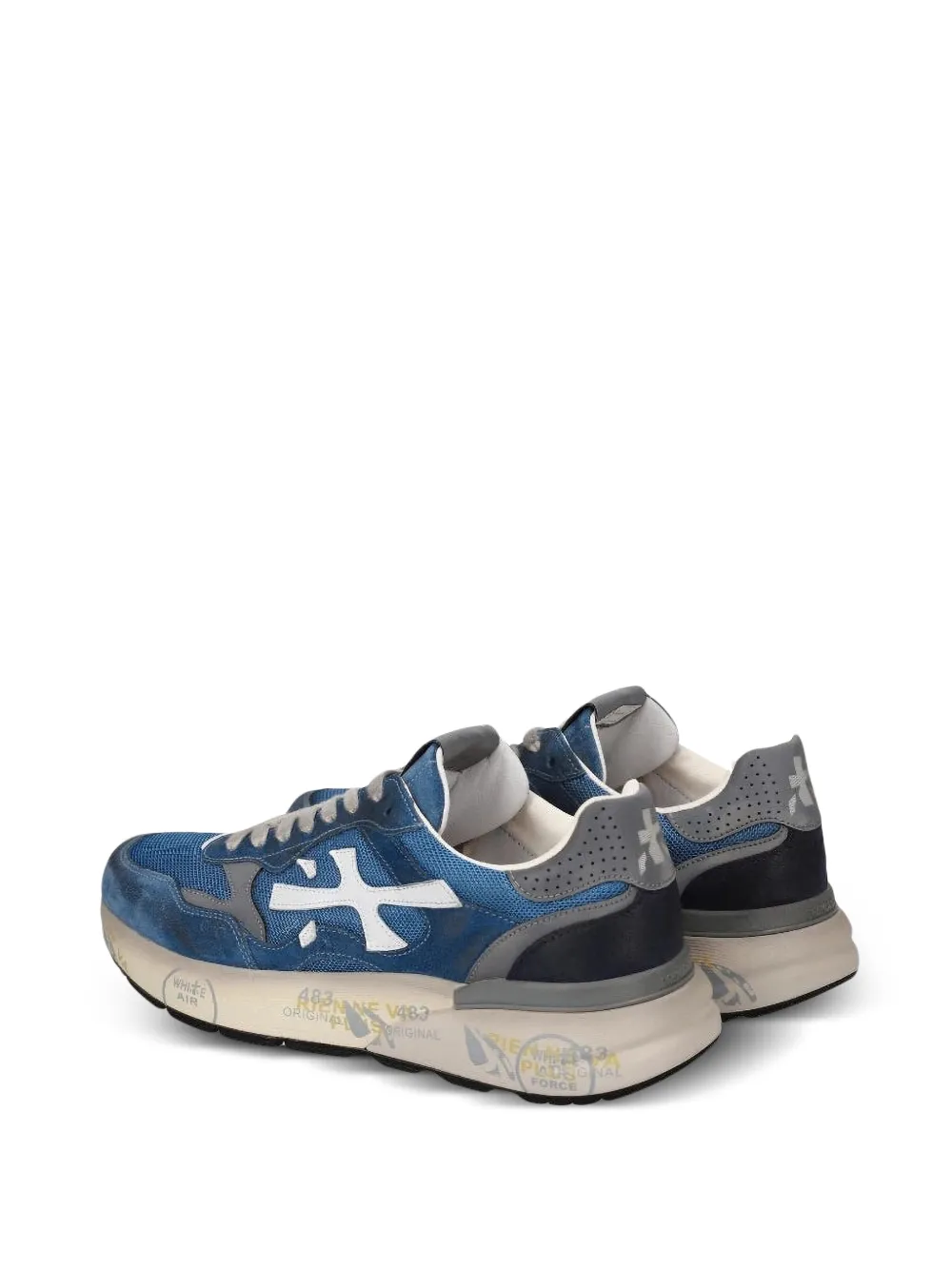 Premiata Mick sneakers met vlakken Blauw
