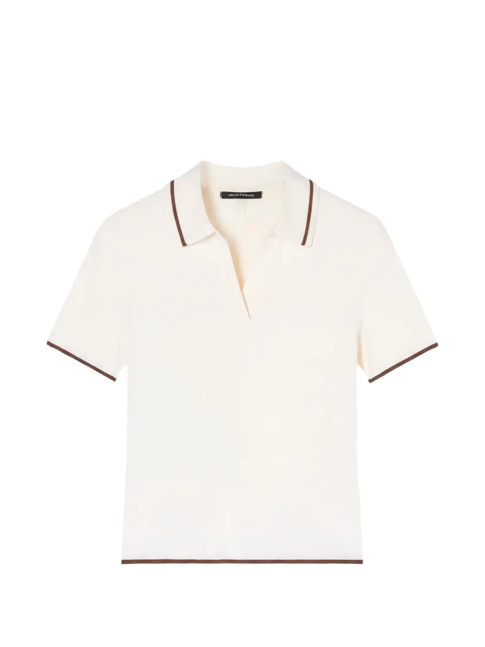 Armani Exchange contrast-trim short-sleeve T-shirt - Bianco
