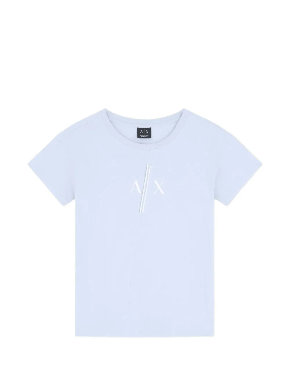 Armani Exchange logo-detail cotton T-shirt - Blu
