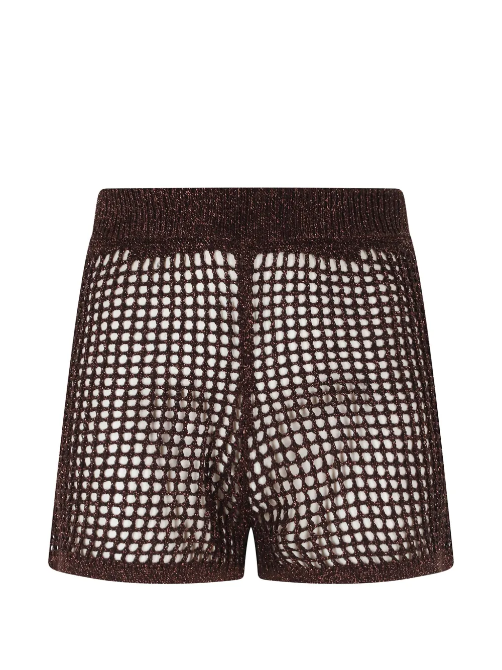 MC2 Saint Barth Sharma metallic mesh shorts Bruin