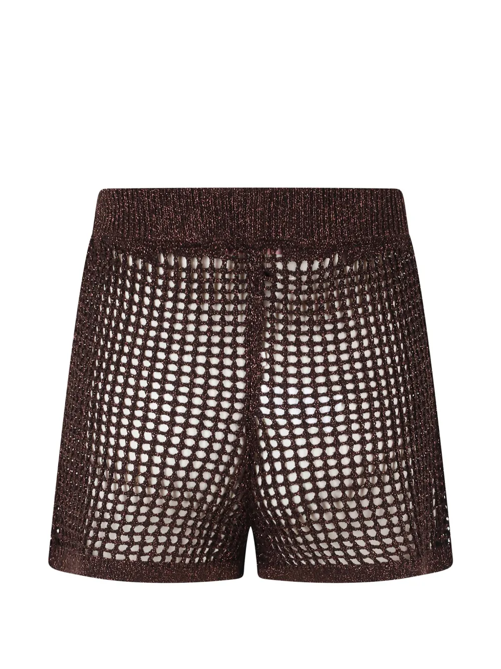 MC2 Saint Barth Sharma metallic mesh shorts Bruin