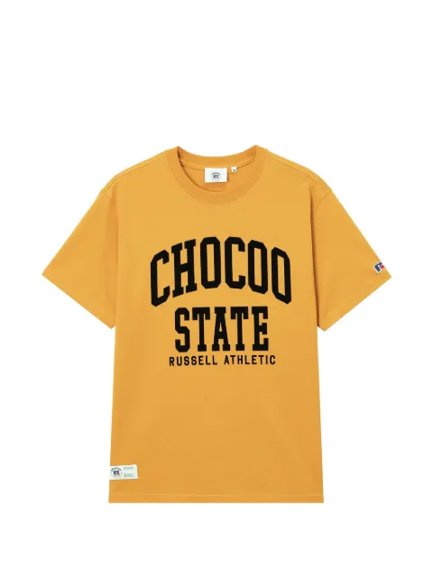 CHOCOOLATE logo-print crew-neck T-shirt