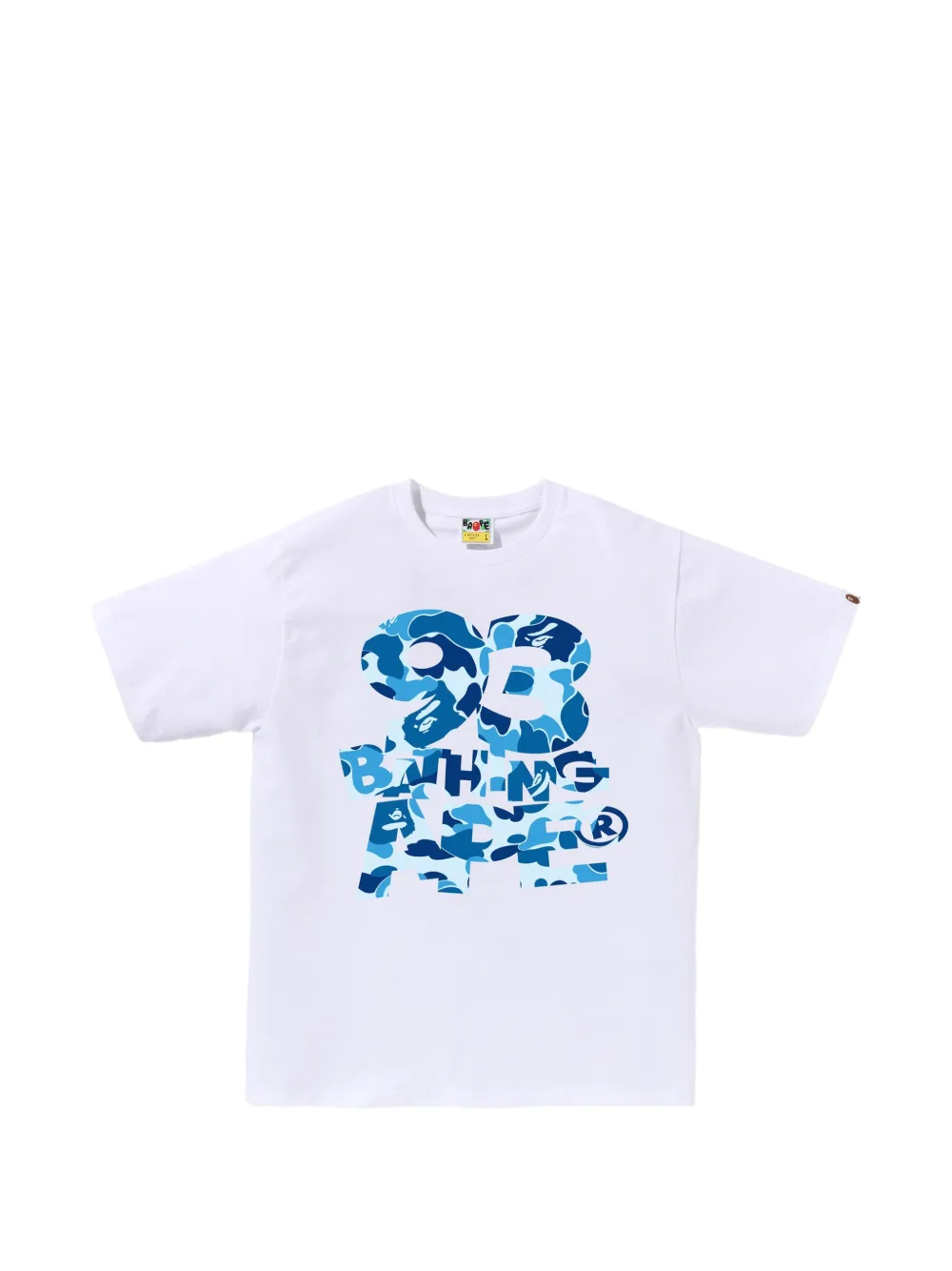 A BATHING APE® ABC Camo 93 logo-graphic T-shirt - Weiß