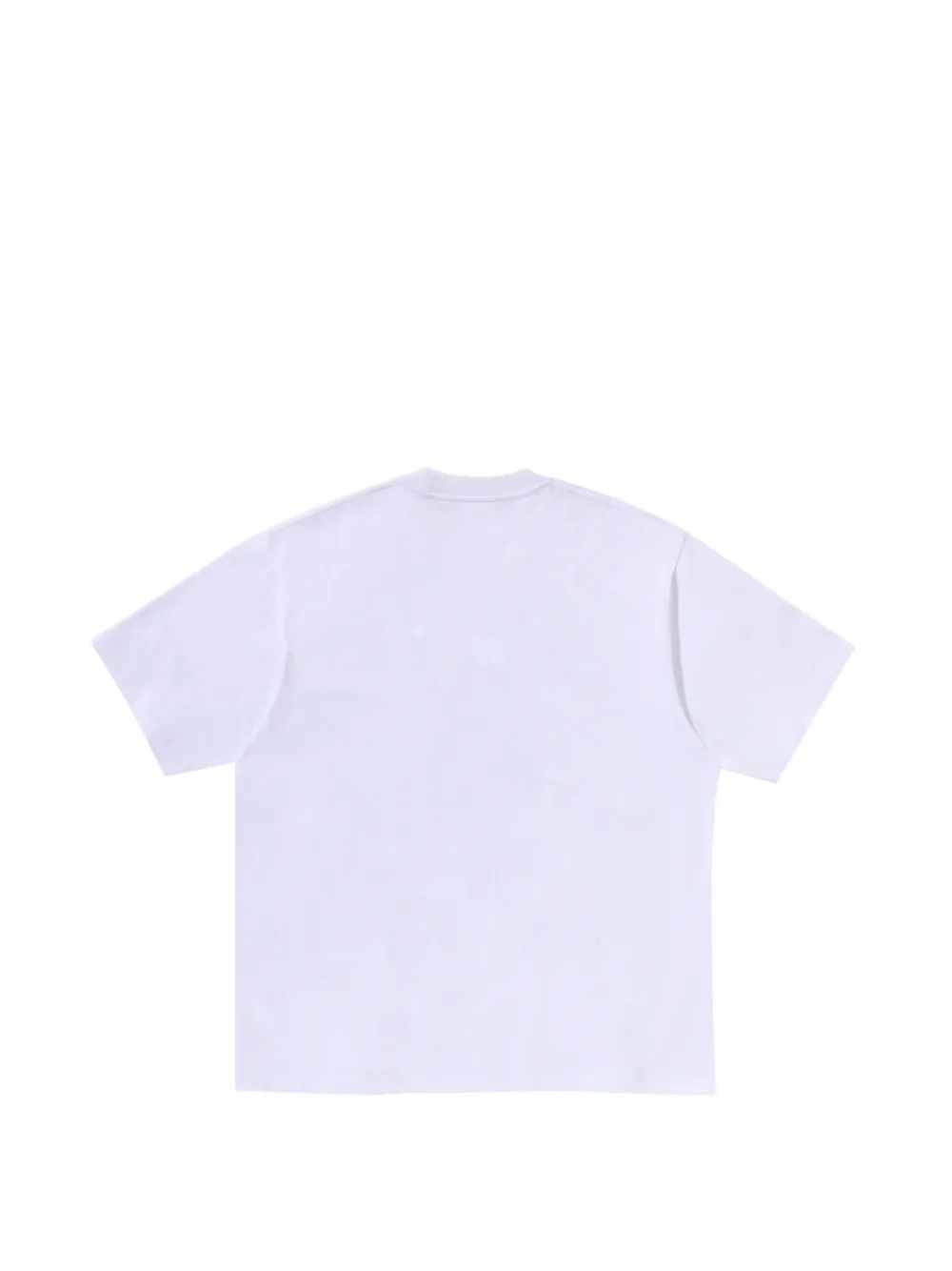 A BATHING APE T-shirt met logoprint Wit
