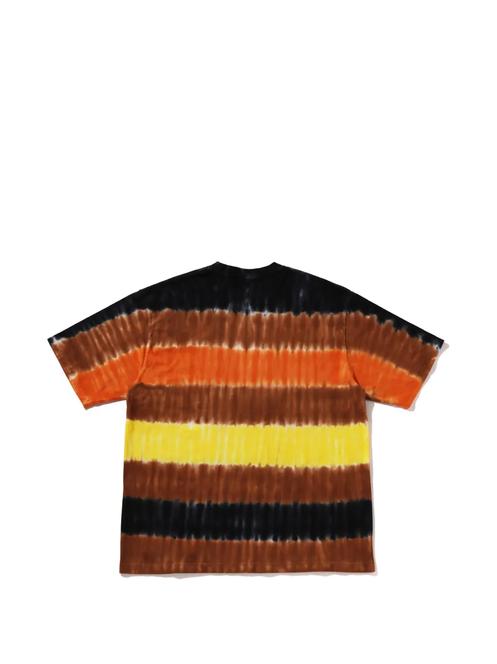 A BATHING APE T-shirt met logopatch Bruin