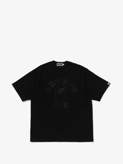 A BATHING APE® t-shirt à logo strassé