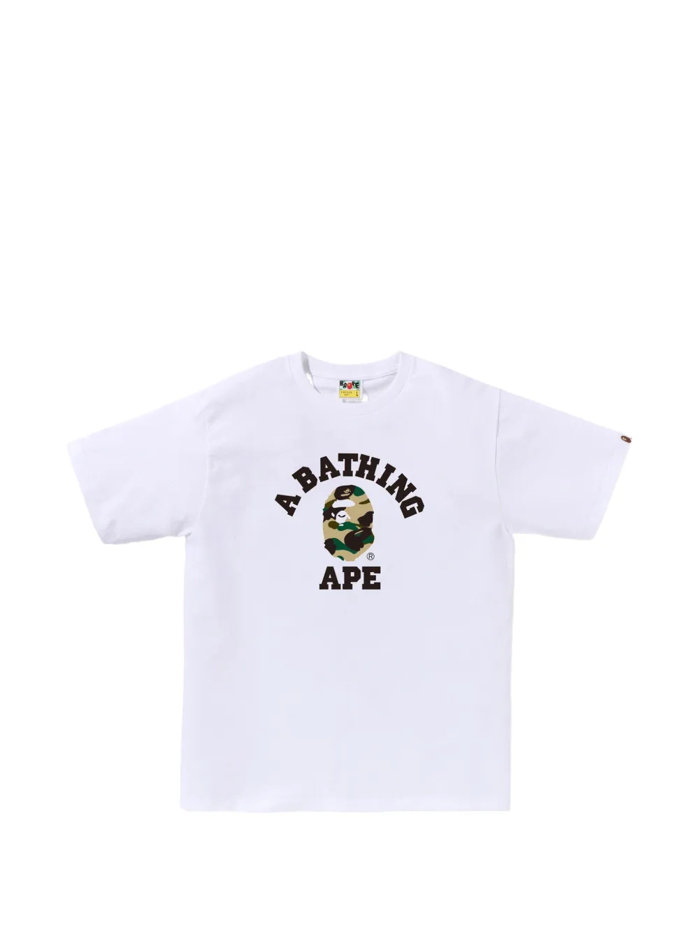 A BATHING APE® College Ape Head T-shirt - Bianco
