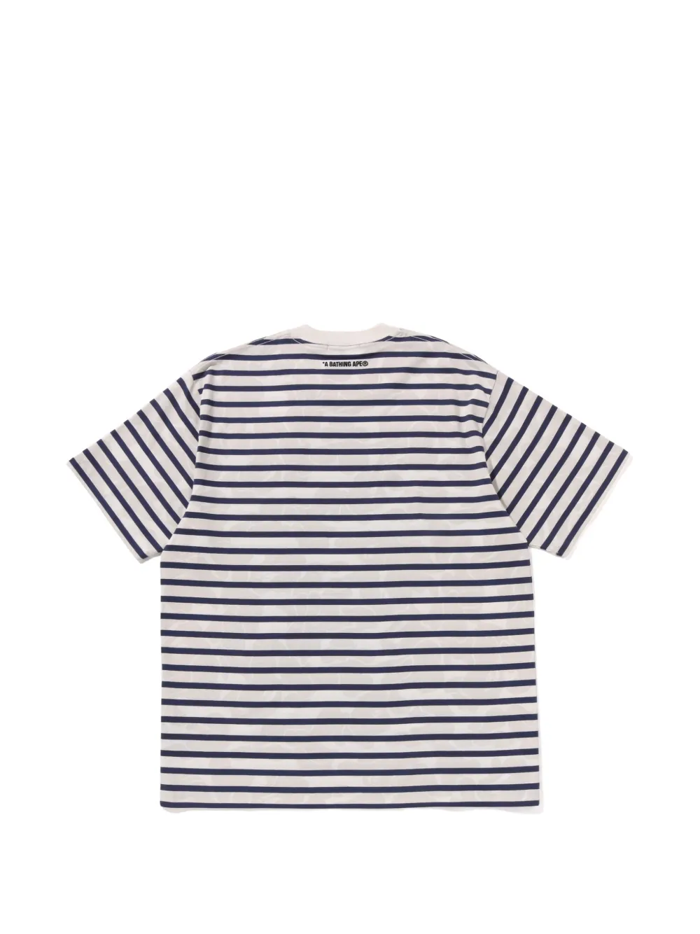 A BATHING APE Gestreept T-shirt Beige