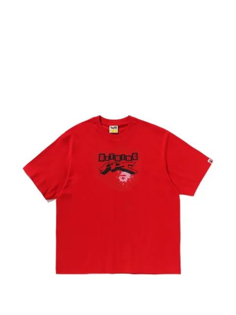 A BATHING APE® graphic-print cotton T-shirt