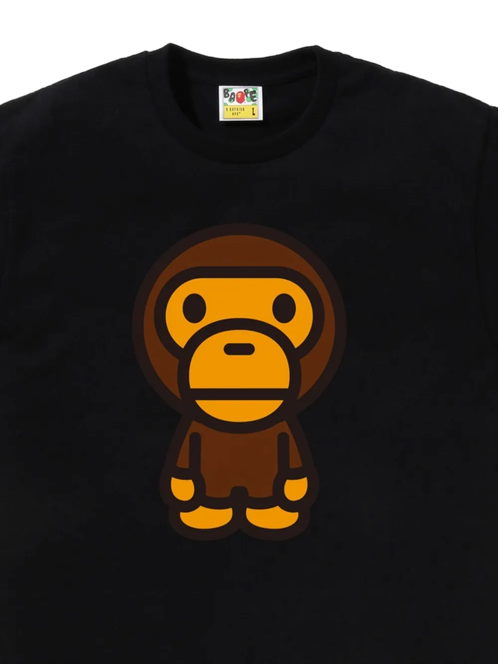 A BATHING APE T-shirt met print Zwart