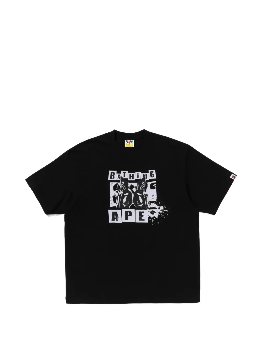 A BATHING APE® graphic-print T-shirt - Nero