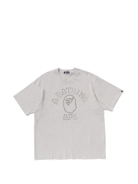 A BATHING APE® rhinestone-embellished Ape Head T-shirt