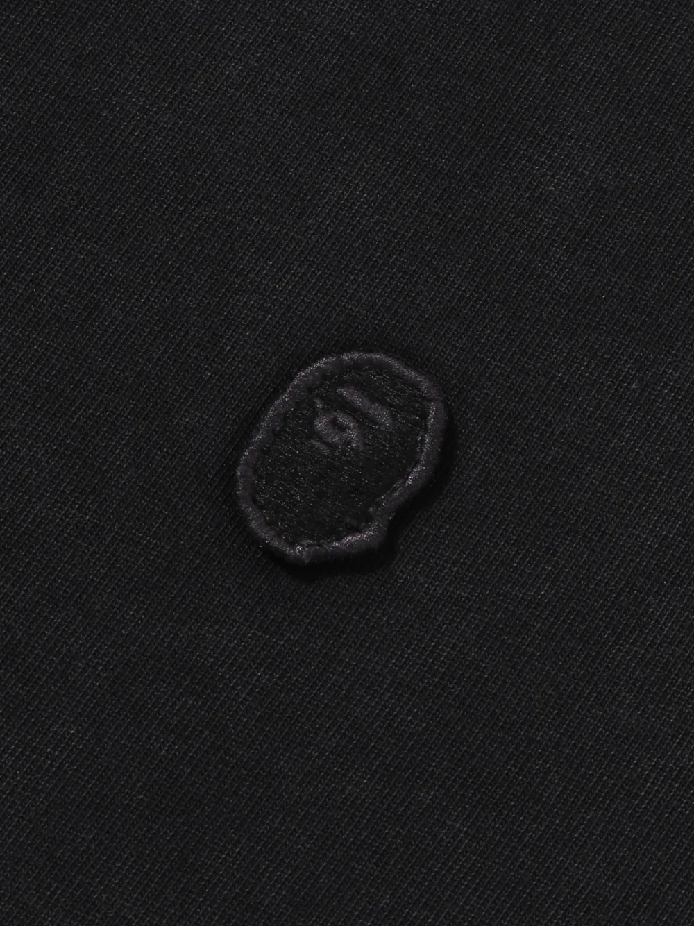 A BATHING APE T-shirt met borduurwerk Zwart