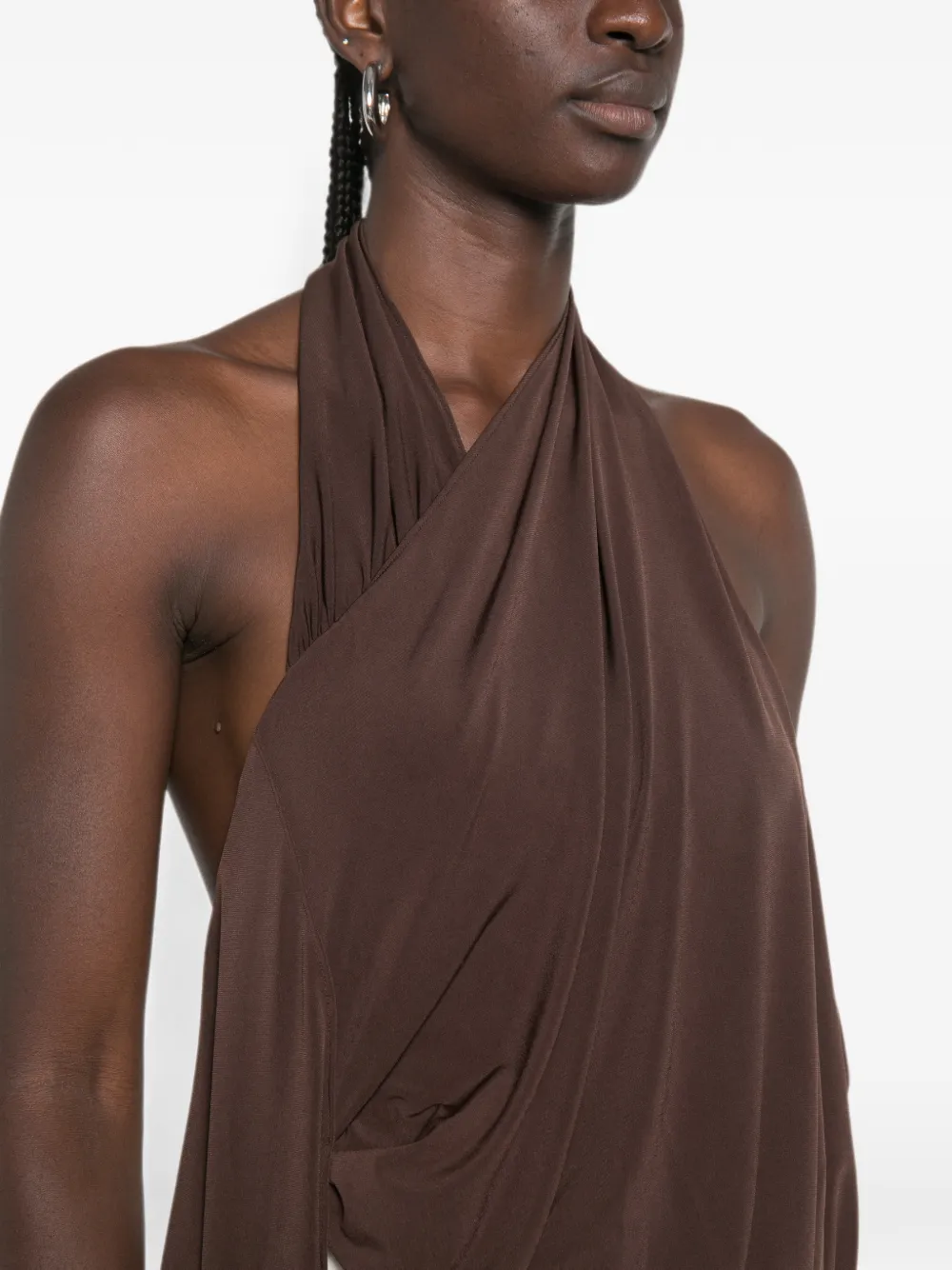 Coperni Gedrapeerde top Wit