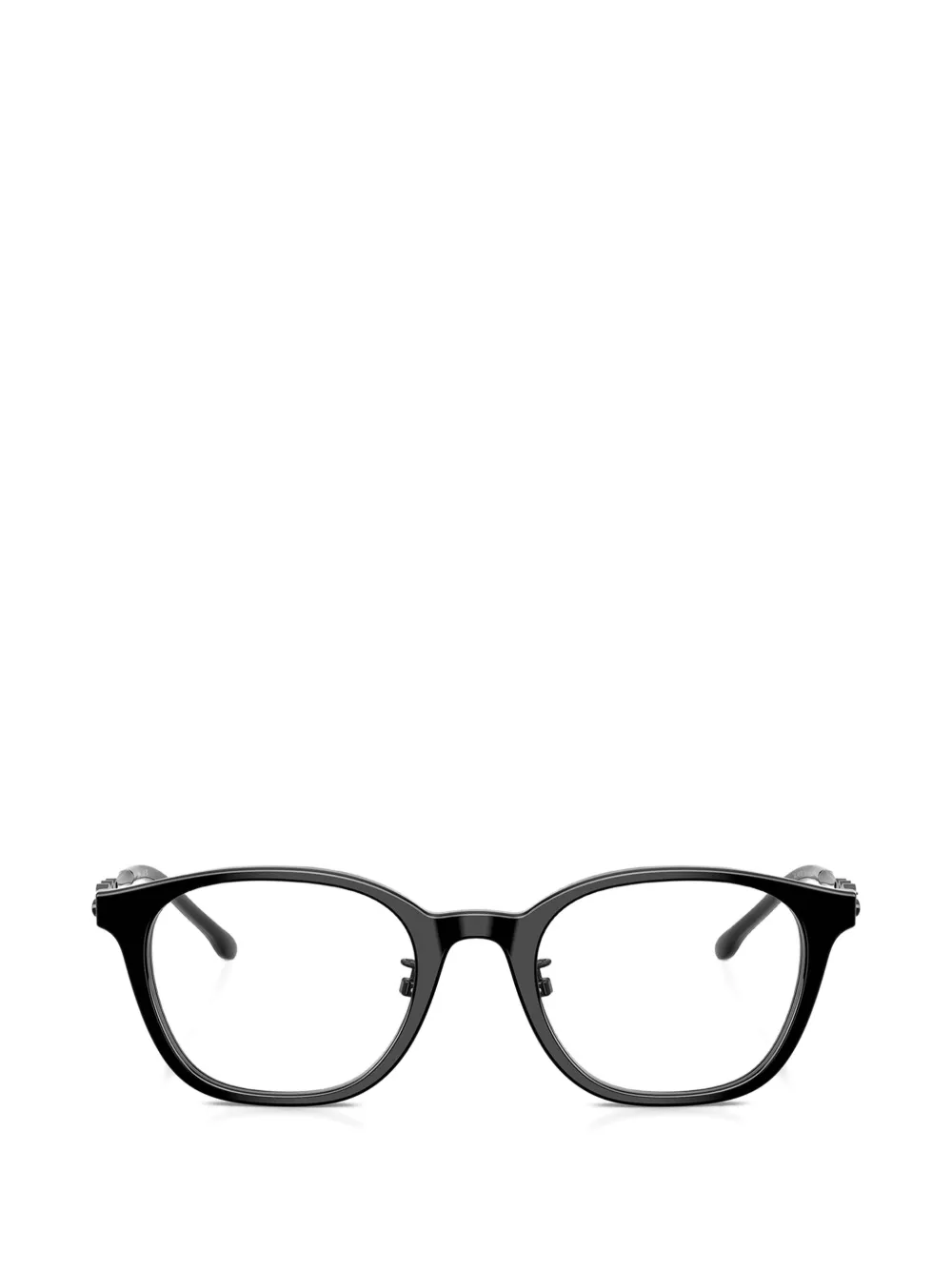 Diesel geometric-frame glasses - Schwarz