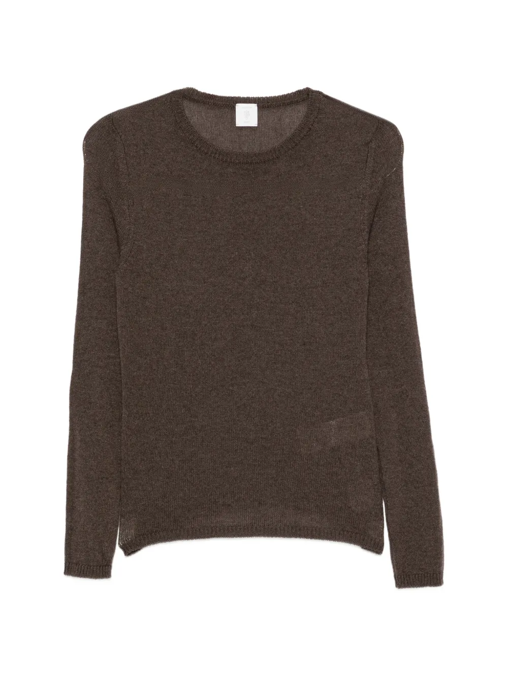 Eleventy Cashmere Crew-neck Sweater In Brown