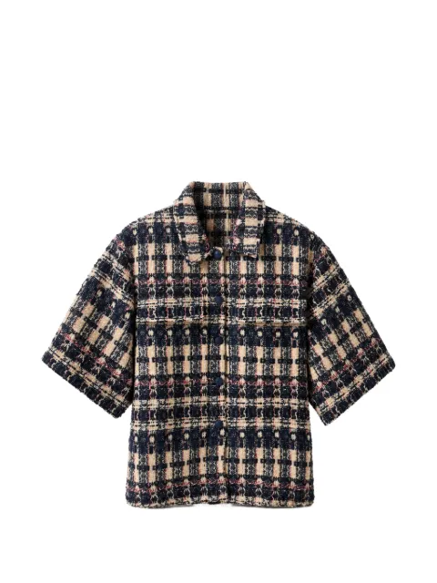 Edward Achour Paris sobrecamisa a cuadros