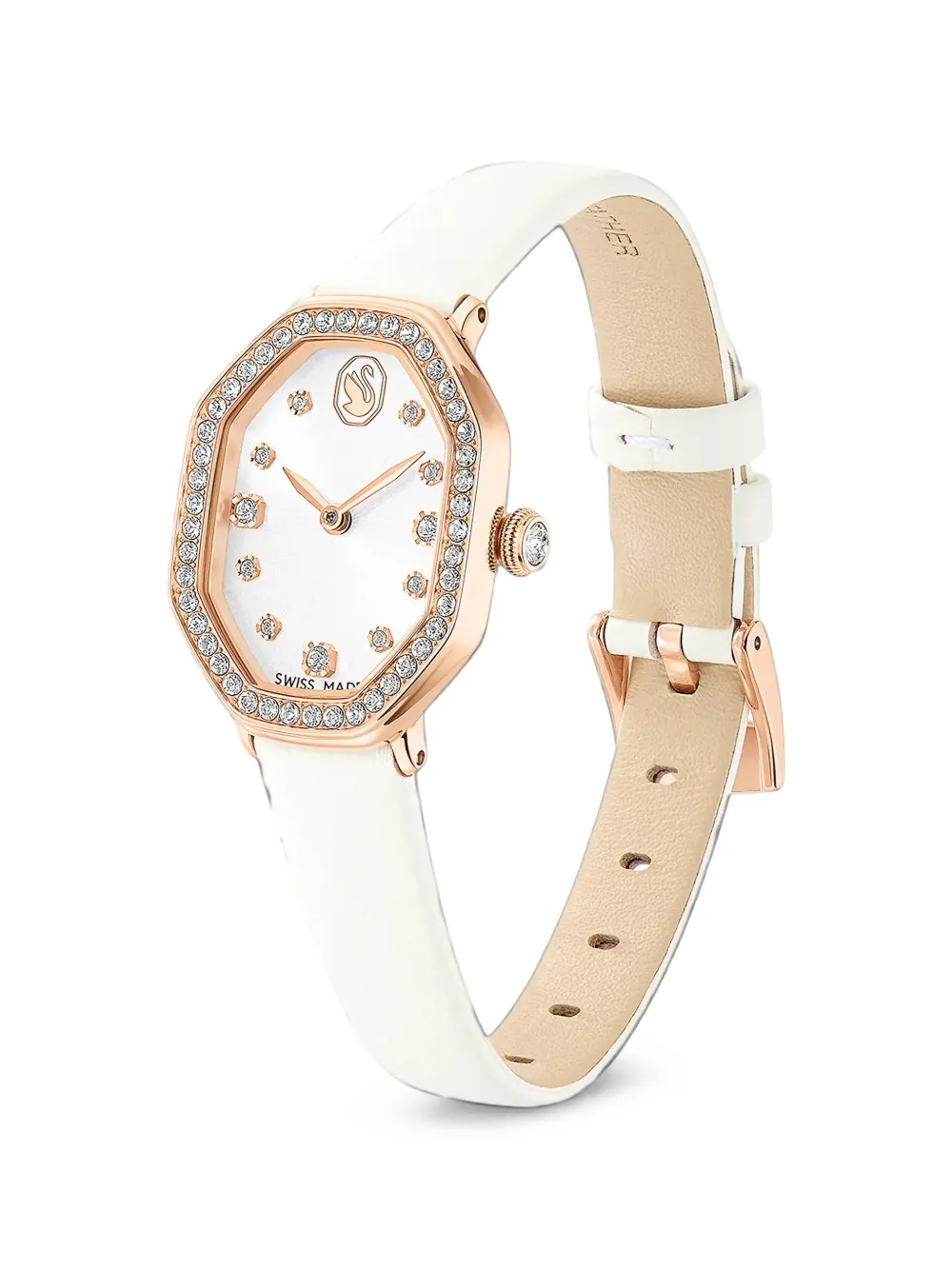 Swarovski Dextera crystal bezel 16mm watch - Bianco