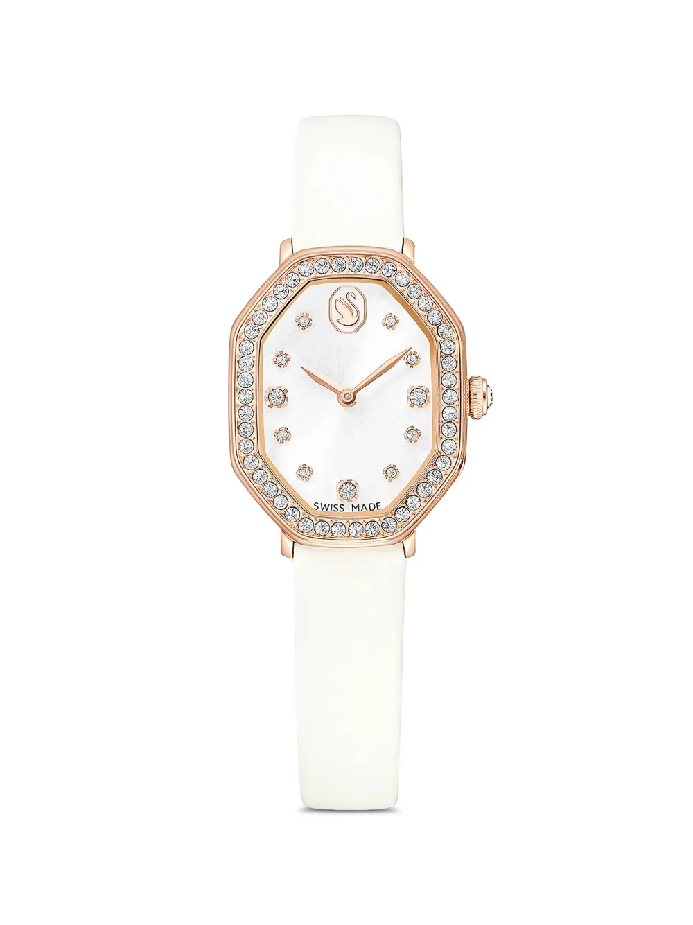 Swarovski Dextera crystal bezel 16mm watch - Bianco